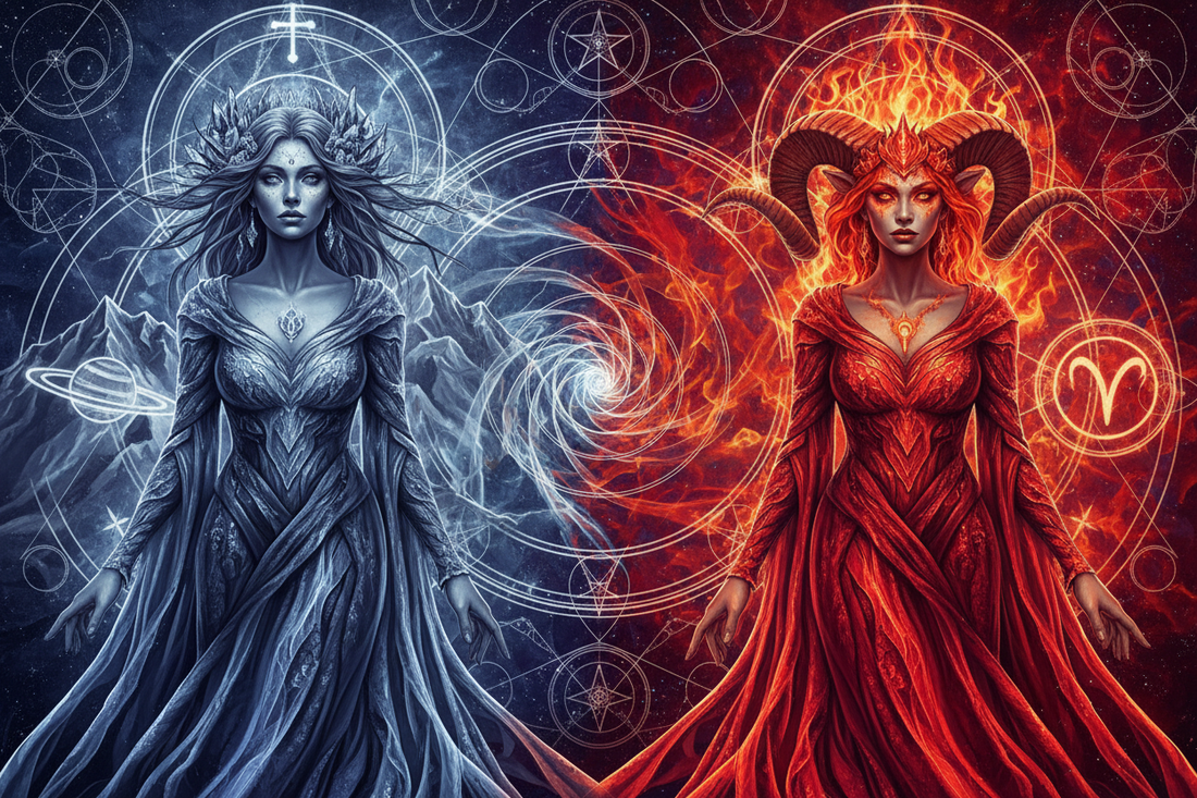 Capricorn Mother with Aries Daughter: When the Mountain Meets the Warrior Nicole's ritual universe