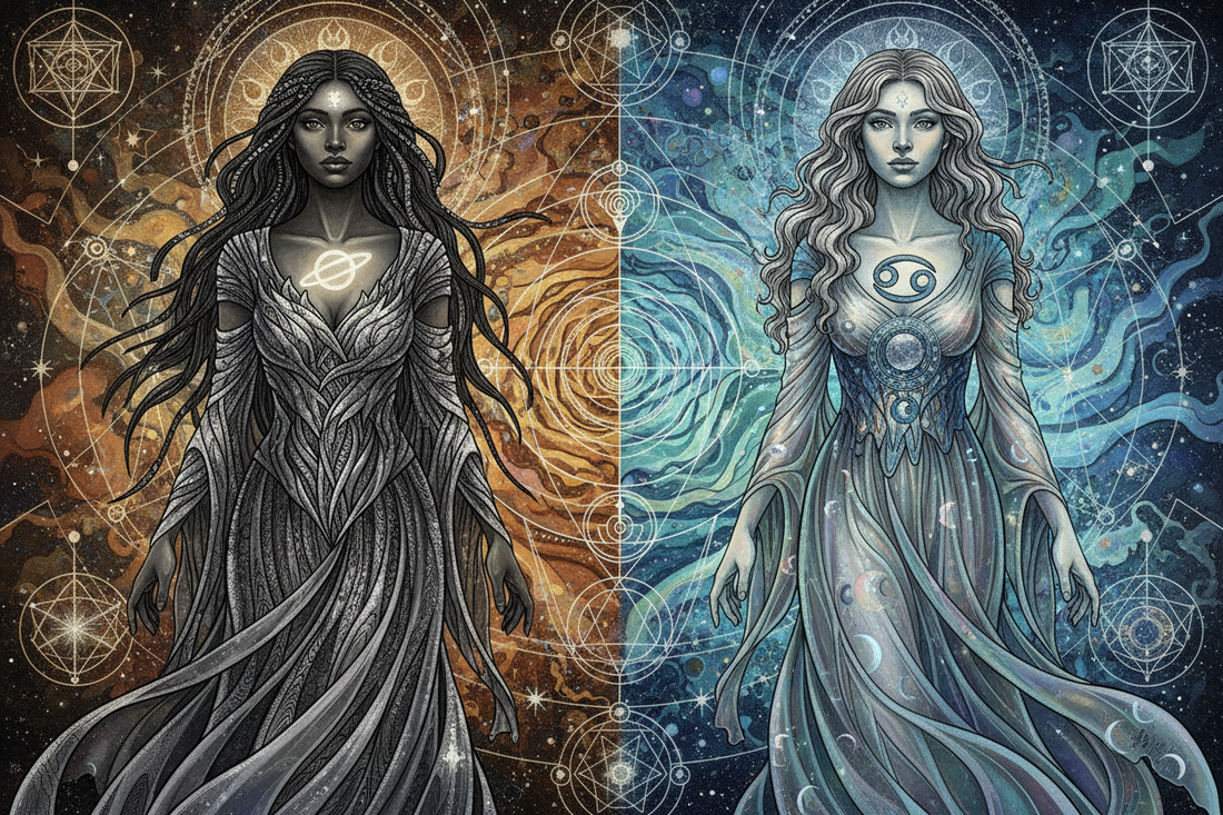 Capricorn Mother with Cancer Daughter: When the Mountain Meets the Moon Nicole's ritual universe