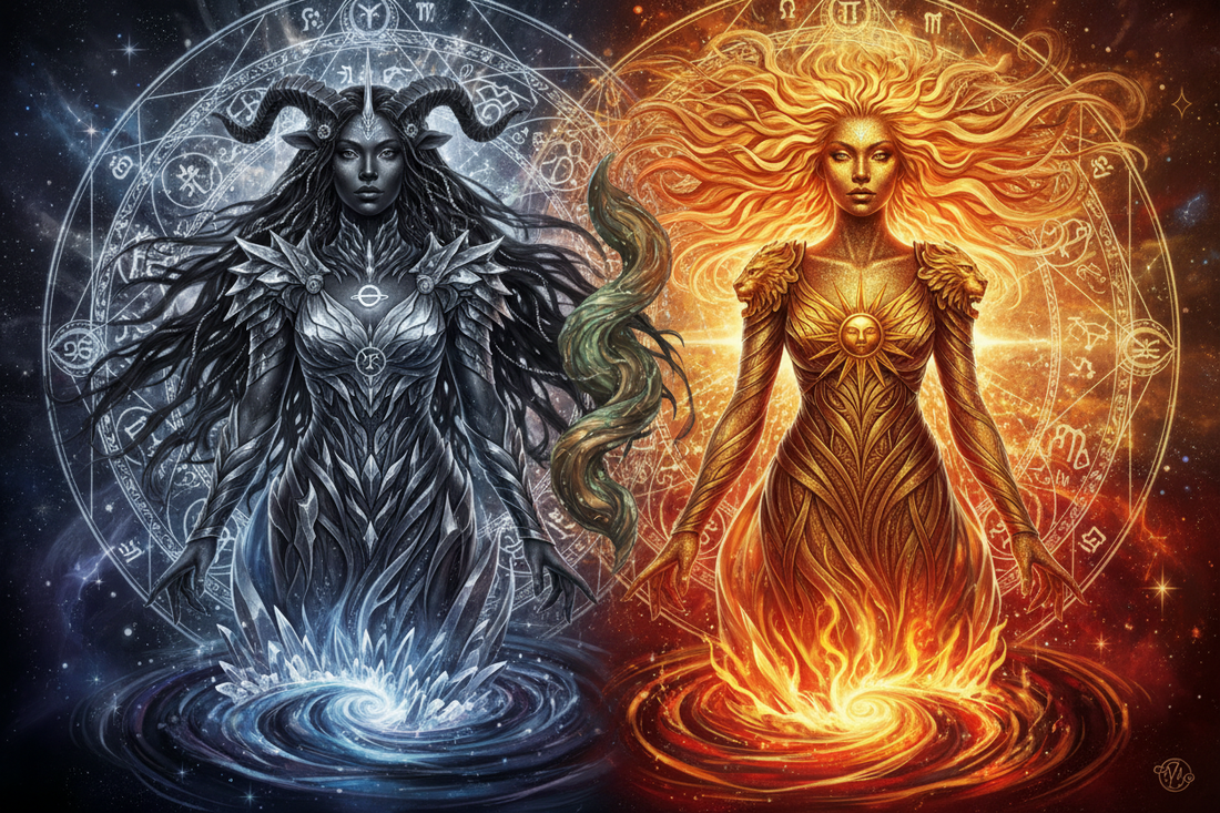 Capricorn Mother with Leo Daughter: When the Mountain Meets the Sun Nicole's ritual universe