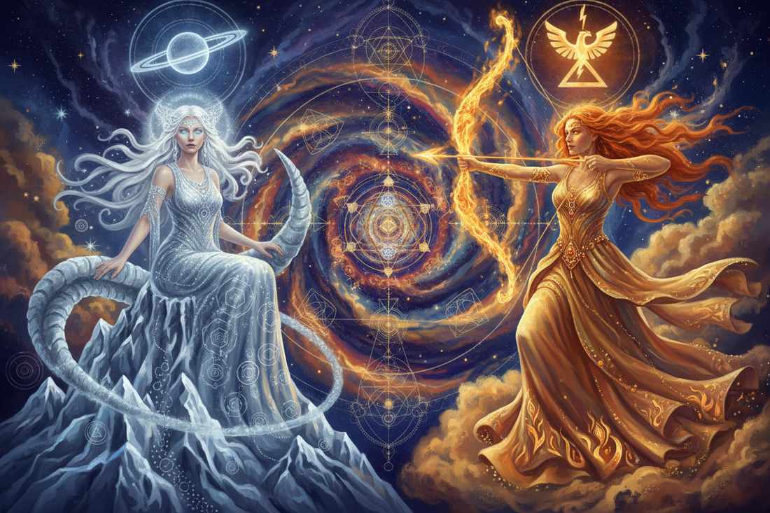 Capricorn Mother with Sagittarius Daughter: When the Mountain Meets the Archer Nicole's ritual universe