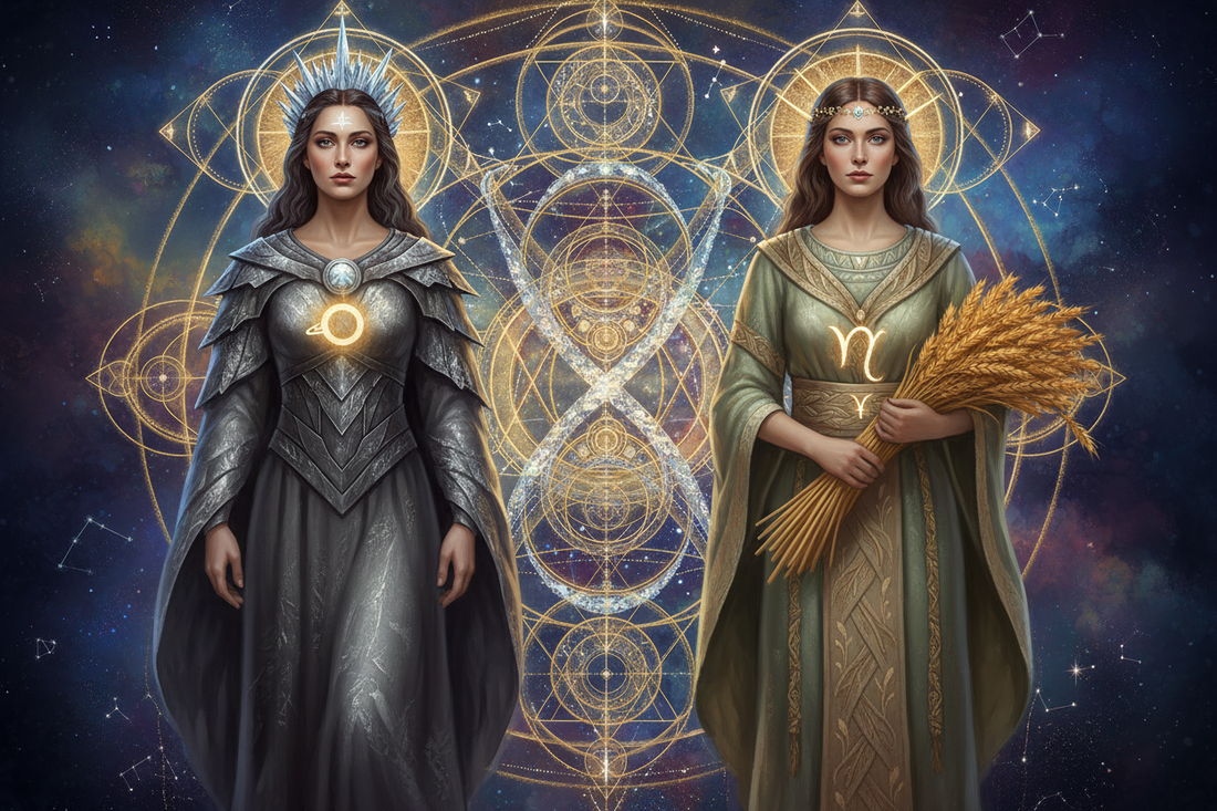 Capricorn Mother with Virgo Daughter: When the Mountain Meets the Harvest Nicole's ritual universe
