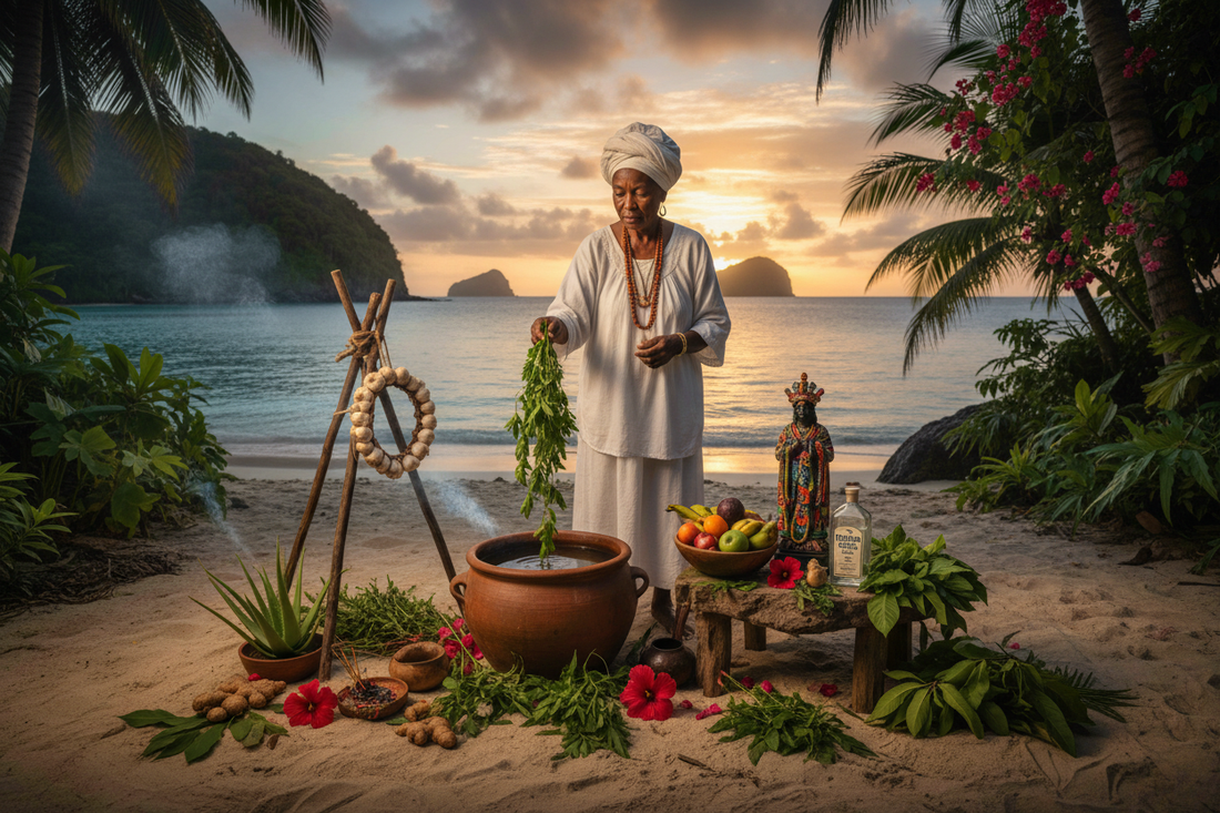 Caribbean Herbal Magic: Obeah, Santería, and Island Plants - Afro-Caribbean Plant Wisdom & Spiritual Herbs - Nicole's ritual universe