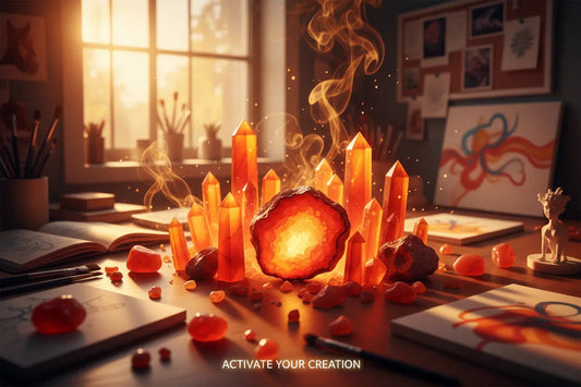 Carnelian for Motivation and Creativity: Complete Guide to the Artist's Stone and Action Crystal Nicole's ritual universe