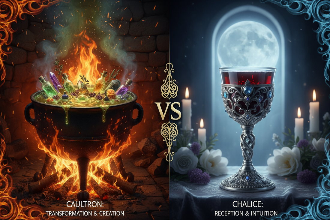 Cauldron vs Chalice: Which Sacred Vessel is Right for You? - Nicole's ritual universe