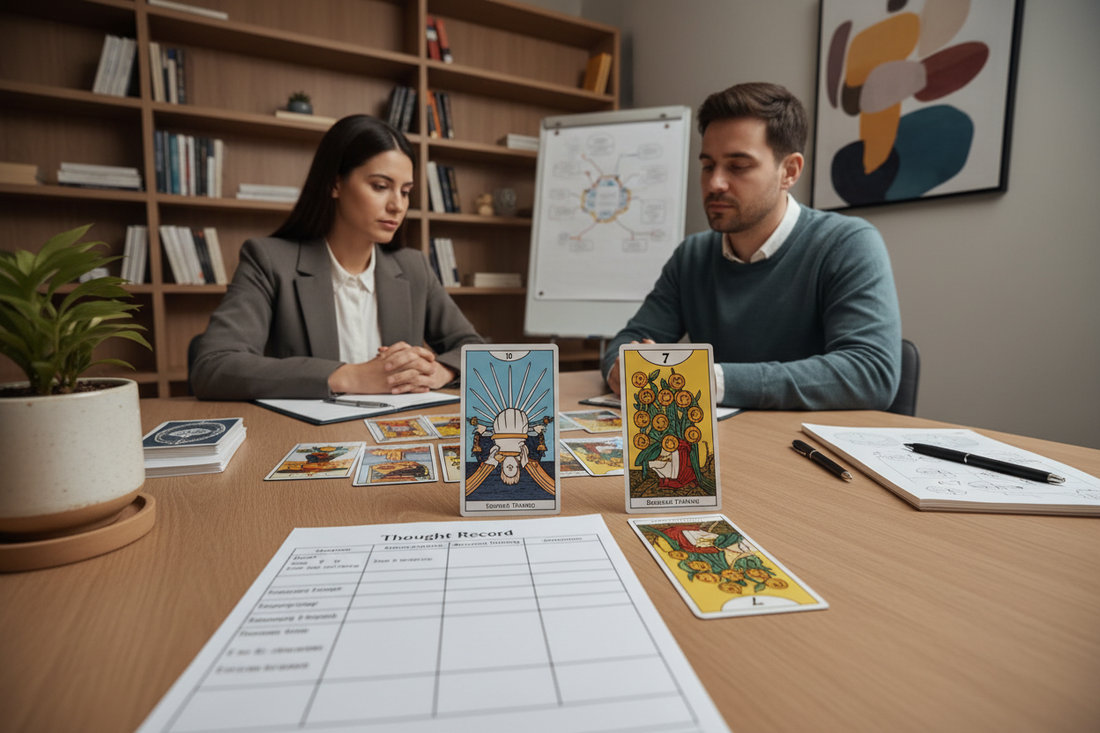 CBT Meets Tarot: Cognitive Reframing Through Cards