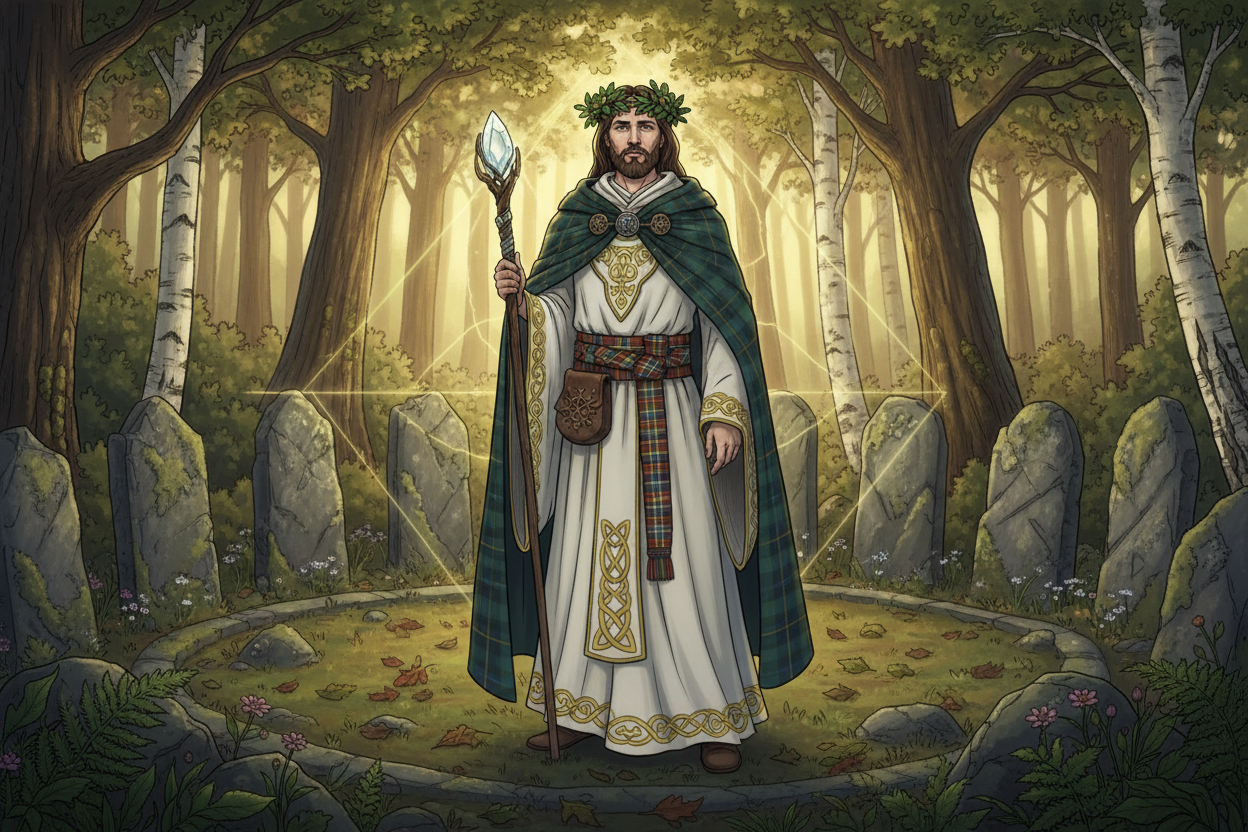 Celtic Ritual Dress Druid Robes Tartan Magic And Cloak Symbolism Celtic Ritual Dress Druid Robes Tartan Magic And Cloak Symbolism