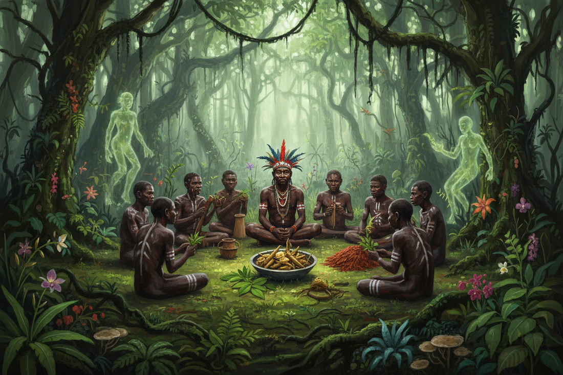 Central African Rainforest Plants: Pygmy and Bantu Herbalism - Congo Basin Plant Wisdom & Forest Medicine - Nicole's ritual universe