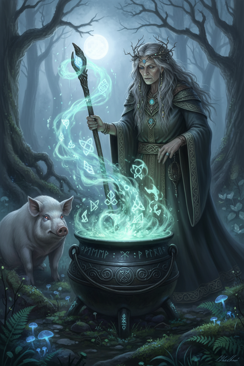 Working with Cerridwen: Complete Guide to the Celtic Goddess of Transformation