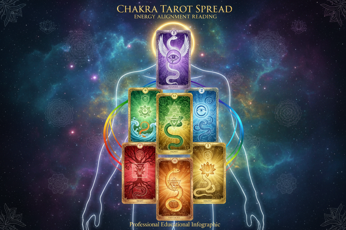 Chakra Spread: 7-Card Energy Reading - Nicole's ritual universe