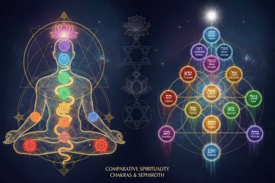 Chakras vs Sephiroth: Energy Centers East and West