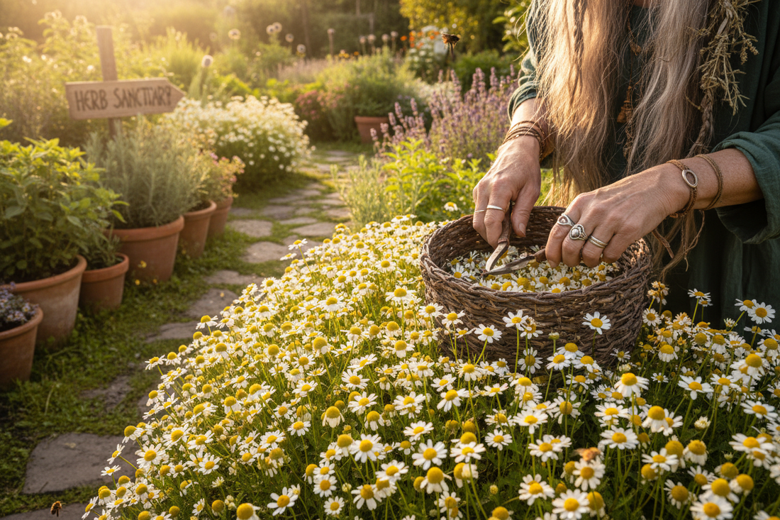Chamomile Growing & Harvesting: Witch's Garden Guide