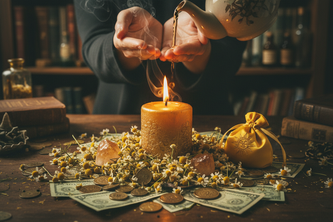 Chamomile Luck & Money Spells: Prosperity Magic with the Sun Herb