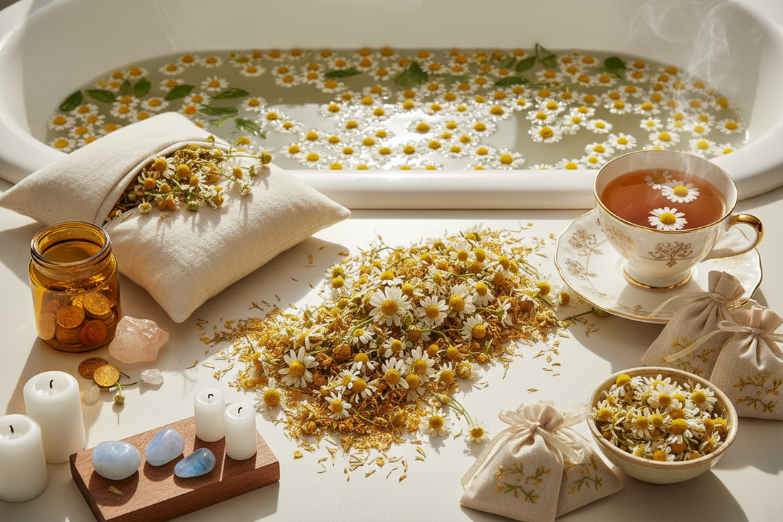 Chamomile Magic: Sleep, Money & Calming