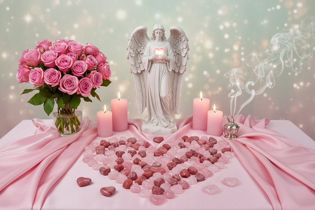 Archangel Chamuel Crystals & Tools - Nicole's ritual universe