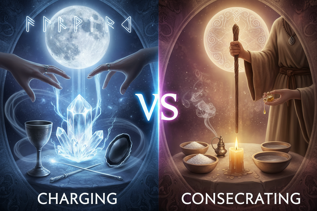 Charging vs Consecrating: Which Do Your Tools Need? - Nicole's ritual universe