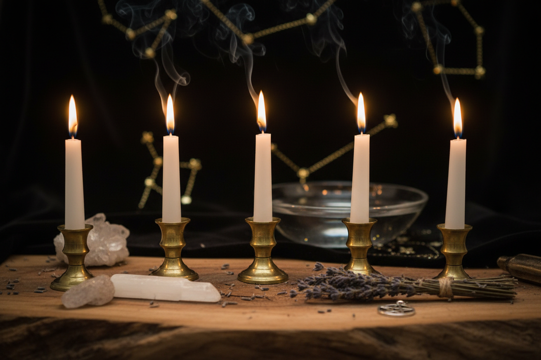 Chime Candles: Quick Spells (4-6 inch) - Nicole's ritual universe