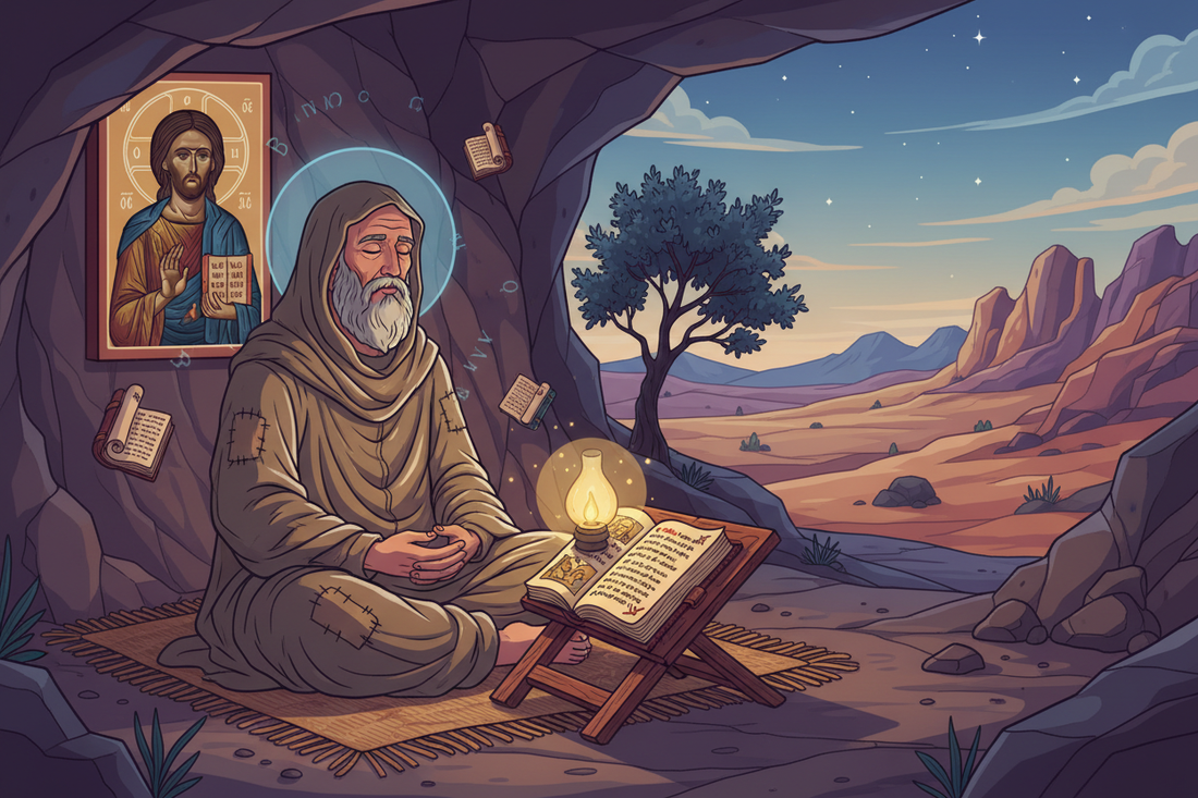 Christian Contemplation Desert Fathers Lectio Divina Centering Prayer - Nicole's ritual universe