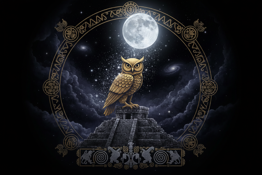 Cib Mayan Day Sign: The Owl & the Wisdom of Cosmic Order