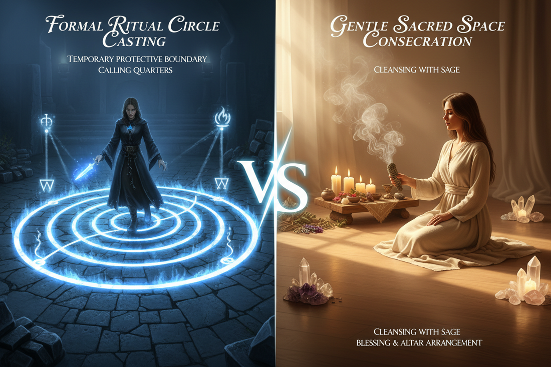 Circle Casting vs Sacred Space Creation: Which Do You Need?
