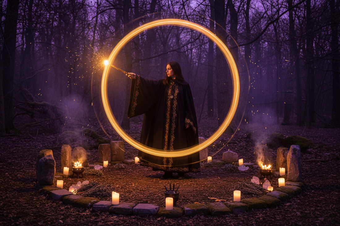 Casting a Sacred Circle with Your Wand: A Complete Step-by-Step Ritual Guide