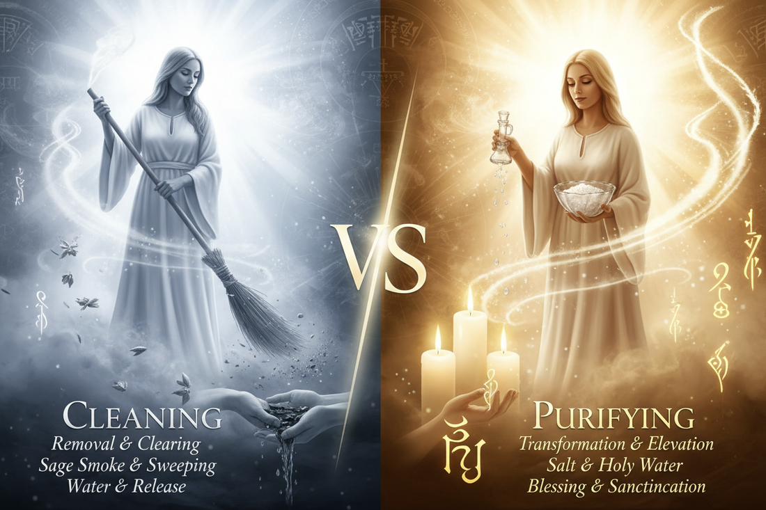 Cleansing vs Purifying: Understanding the Difference - Nicole's ritual universe