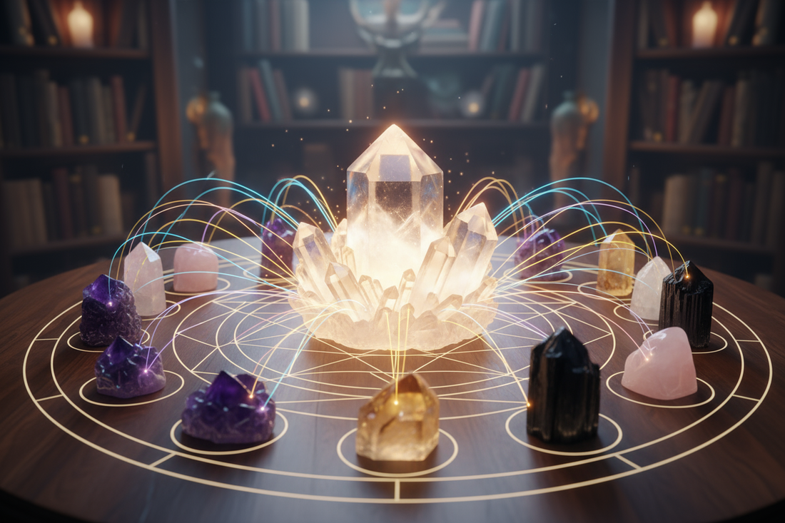 Clear Quartz Amplification: Boosting Other Crystals' Energy