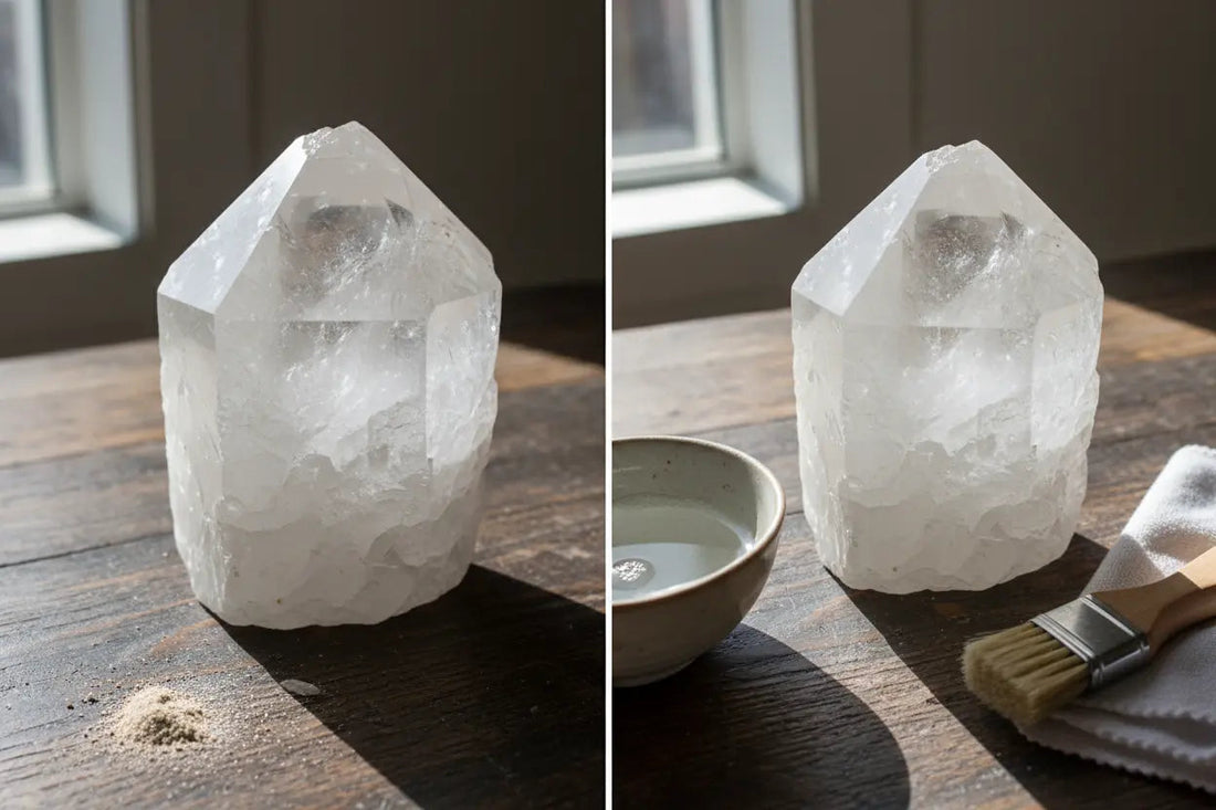 Clear Quartz Cloudy: Cleaning & Clarity - Nicole's ritual universe
