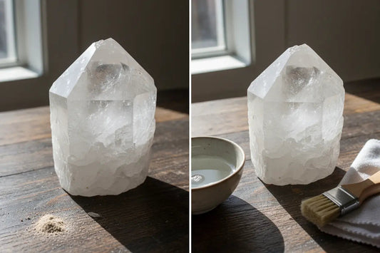 Clear Quartz Cloudy: Cleaning & Clarity - Nicole's ritual universe
