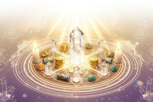 Clear Quartz Money Grid: Amplification Magic