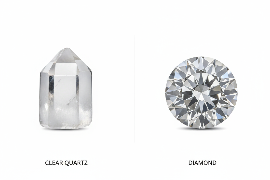 Clear Quartz vs Diamond: Spiritual Properties Compared
