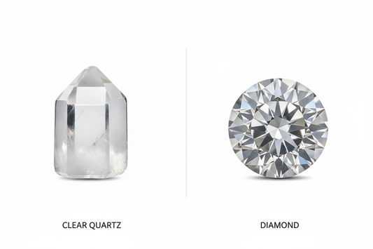 Clear Quartz vs Diamond: Spiritual Properties Compared