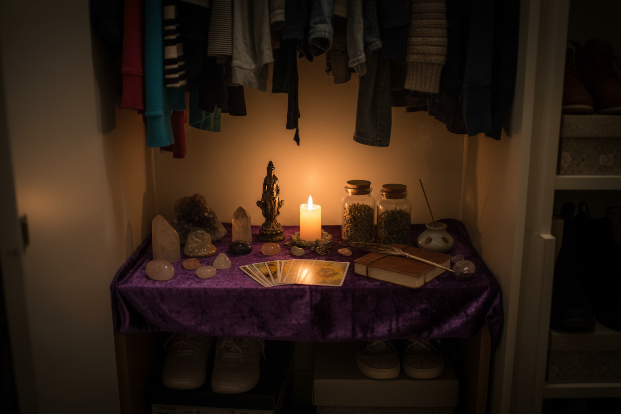 Closet Altar: How to Create Hidden Sacred Space for Private Spiritual ...