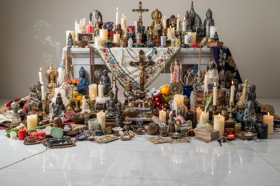 Too Many Things on Altar: How to Create Minimalist Sacred Space