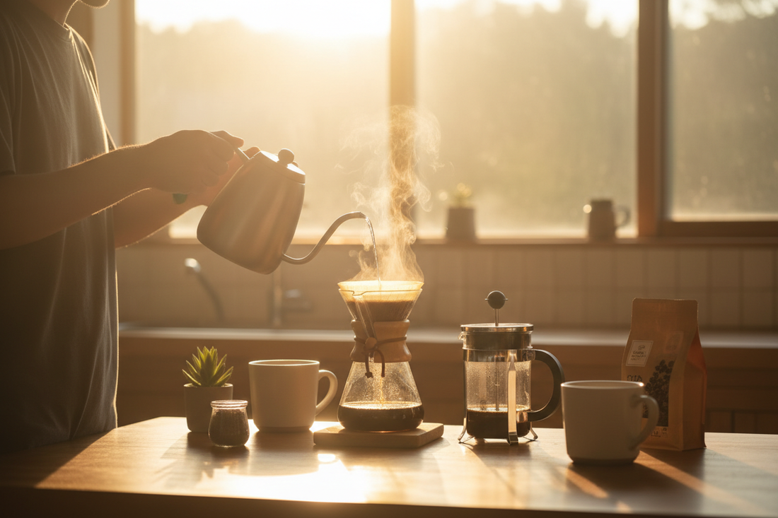 Coffee Brewing Ceremony: Morning Alchemy Nicole's ritual universe