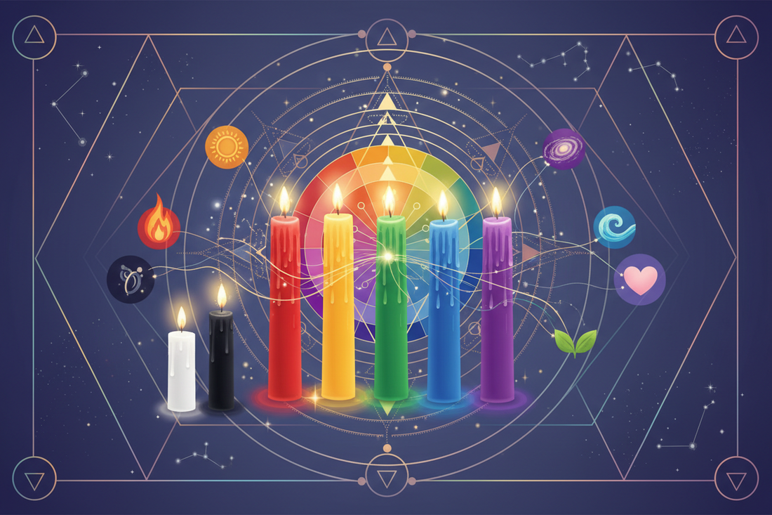 Color Magic: Choosing the Right Candle for Your Spell - Nicole's ritual universe