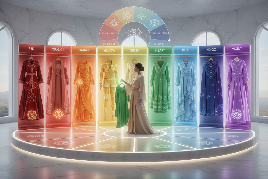 Color Magic in Your Wardrobe: Chakra-Based Outfit Selection - Nicole's ritual universe