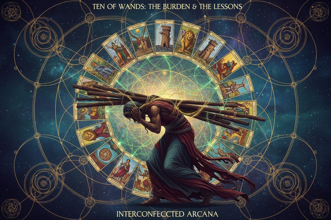 Ten of Wands Combinations: With Major & Minor Arcana - Nicole's ritual universe