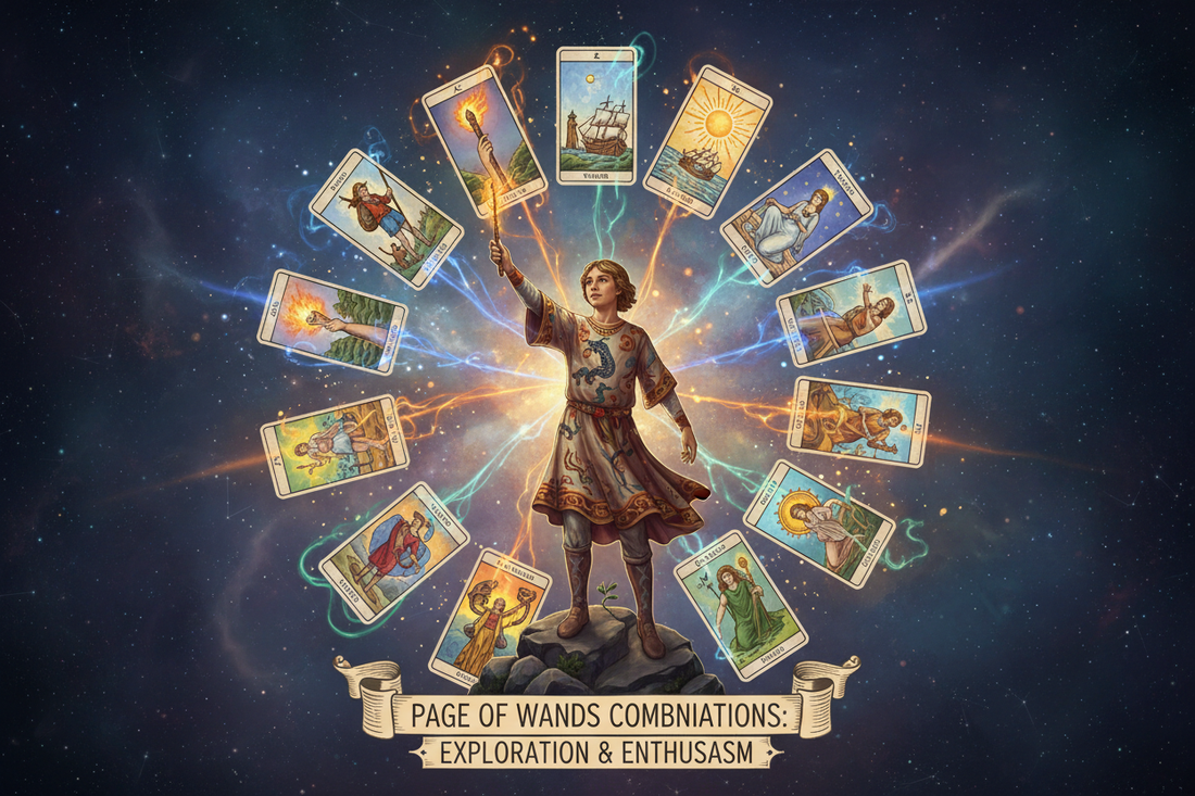 Page of Wands Combinations: With Major & Minor Arcana - Nicole's ritual universe