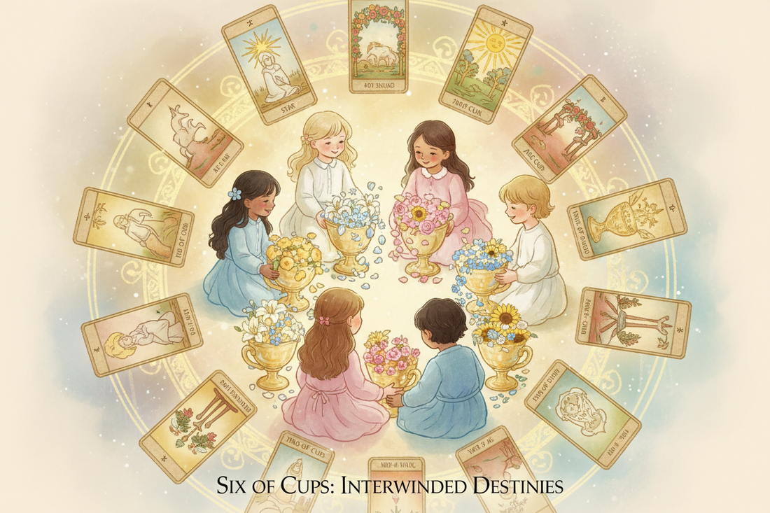 Six of Cups Combinations: With Major & Minor Arcana - Nicole's ritual universe