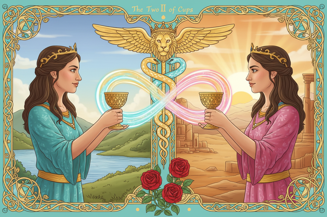 Two of Cups Tarot Card: Complete Guide to Meaning & Symbolism - Nicole's ritual universe