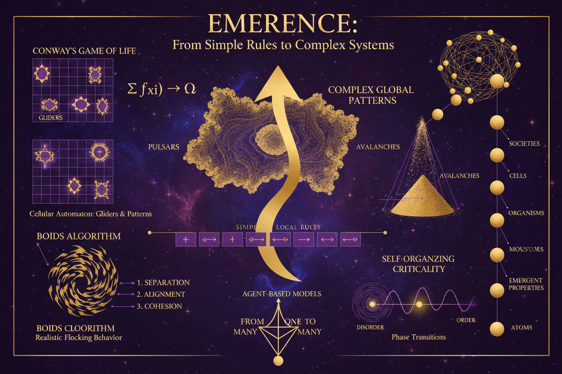 Complexity Science & Emergent Order: How Simple Rules Create Complex Systems