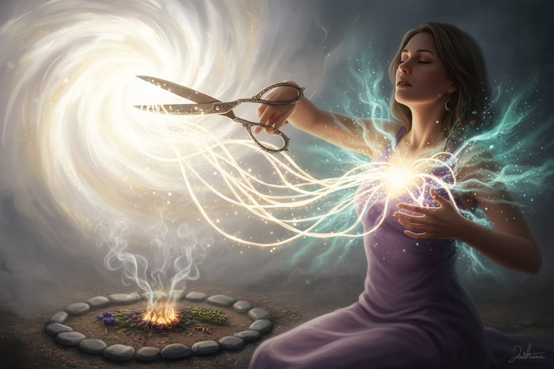 Cord Cutting Ritual for Ex-Partners: Complete Energetic Separation - Nicole's ritual universe