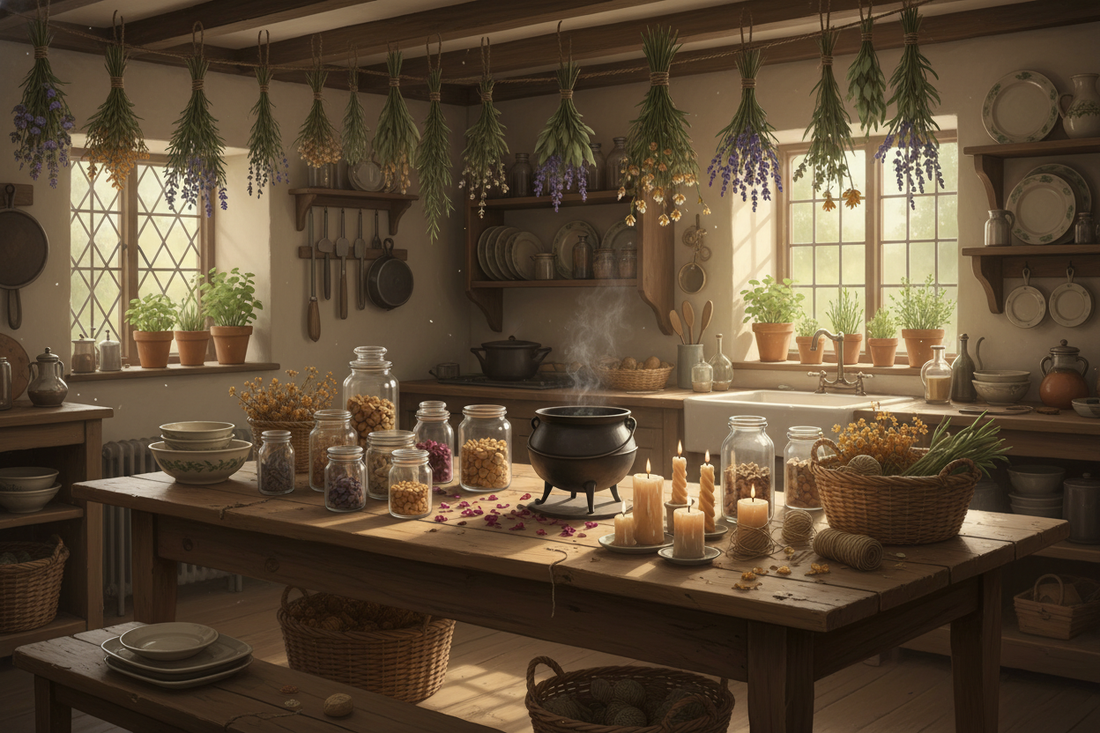 Cottage Witch Aesthetic: Cozy Magic & Rustic Vibes - Nicole's ritual universe