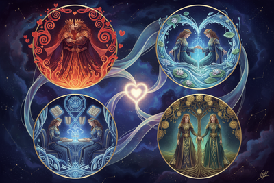 Court Cards in Relationship Readings