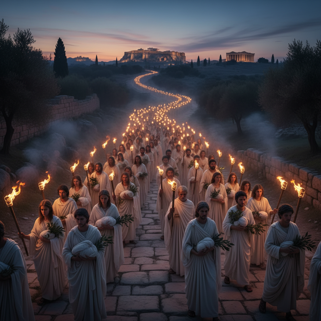 The Eleusinian Mysteries: The Secret Rites of Demeter and the Promise of Eternal Life