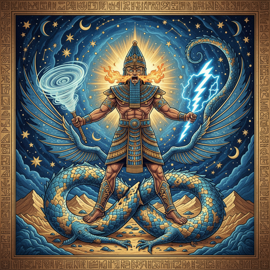 Enuma Elish: The Babylonian Creation Epic and the Birth of the Cosmos from the Body of a Dragon
