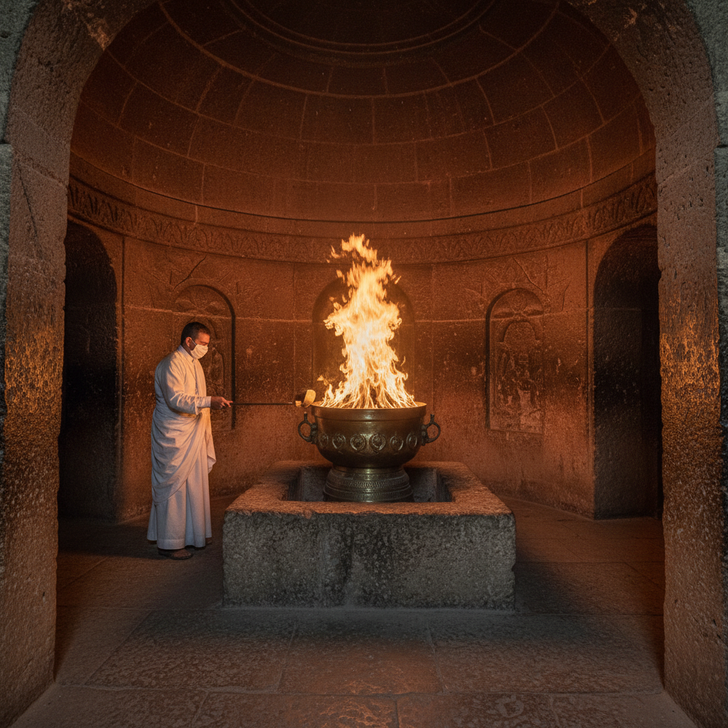 The Sacred Fire: Zoroastrian Fire Temples and the Living Flame That Has Burned for a Thousand Years