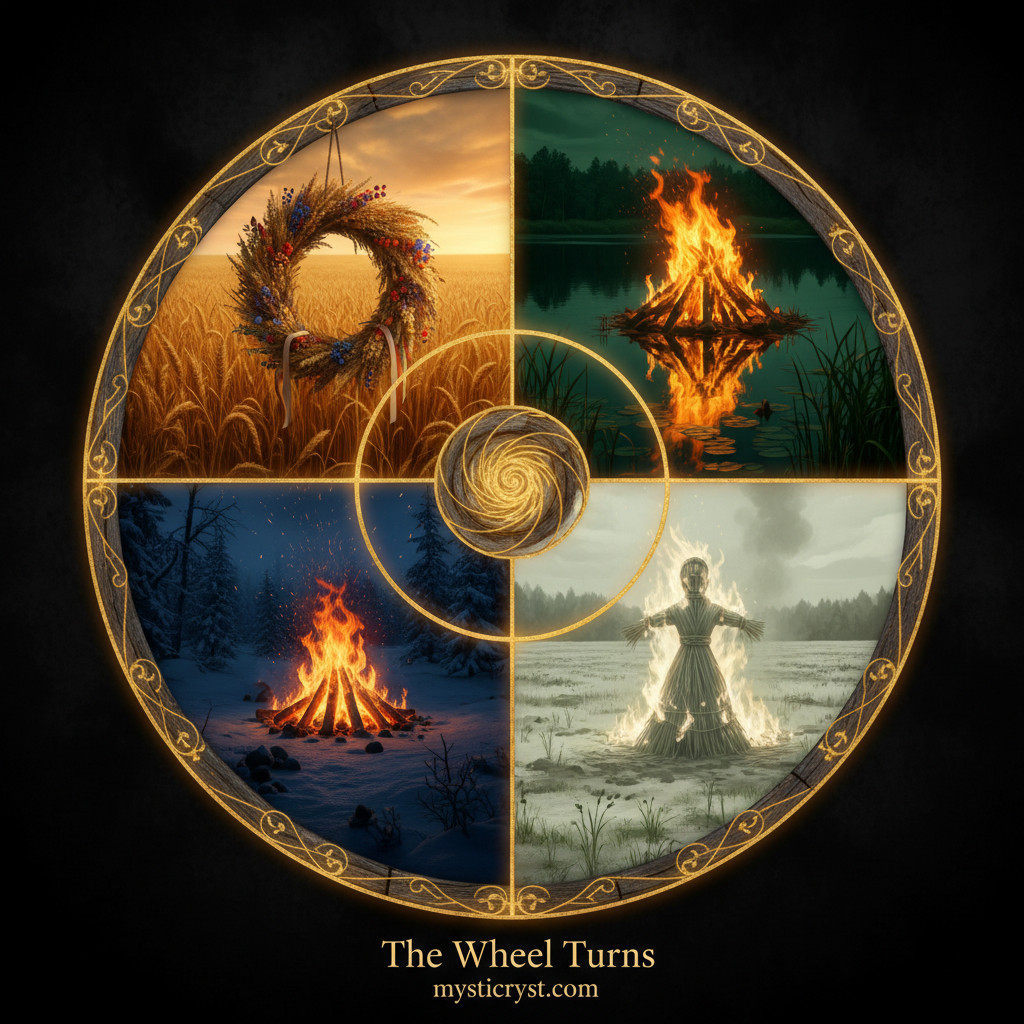 The Slavic Wheel of the Year: Seasonal Festivals and Sacred Time