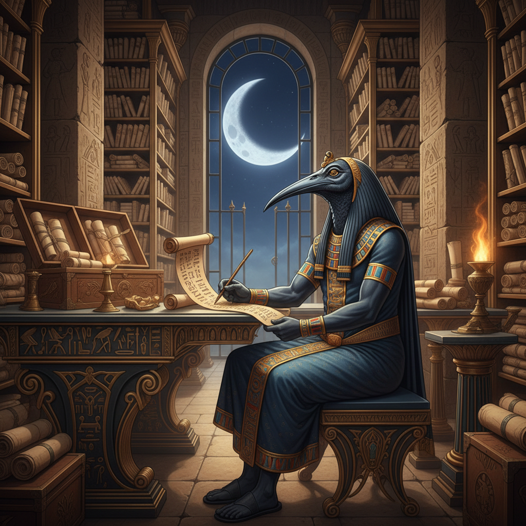Thoth: The Egyptian God of Wisdom, Writing, Magic, and the Keeper of Divine Knowledge
