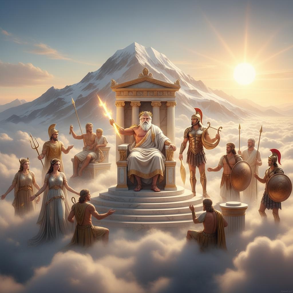 The Olympian Gods: The Twelve Deities Who Ruled the Greek Cosmos from Mount Olympus